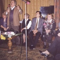 Поэт Генрих Сапгир, автор «ДИАЛОГА», на вечере альманаха в Центральнорм доме литераторов. 1998 г.